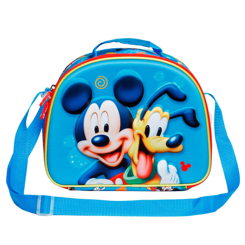Bolsa portameriendas 3D Pluto Mickey Disney
