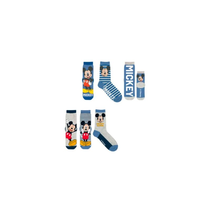 Pack 3 calcetines Mickey Disney surtido