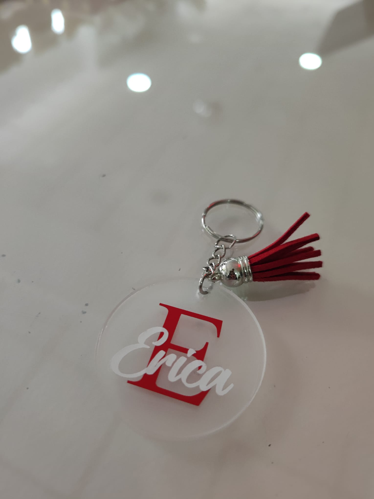 Llavero acrílico personalizado