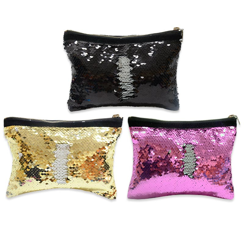 Neceser de lentejuela reversible