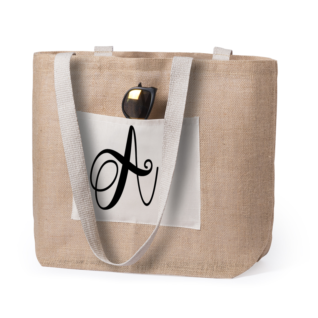 Bolsa yute con bolsillo