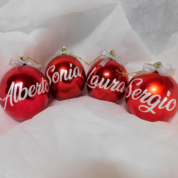 Bolas Navidad personalizadas