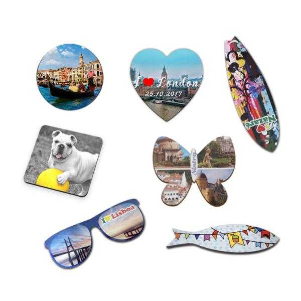 Imanes de madera formas